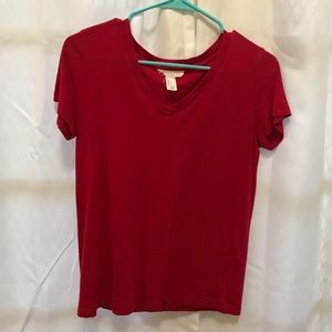 Red v neck